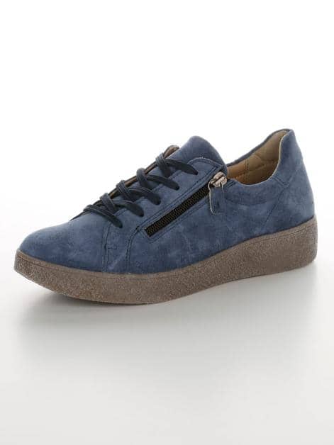 Schnürschuh mit zusätzlichen Reißverschlüssen