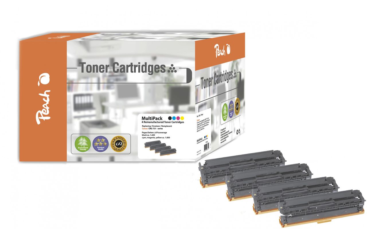 Peach Spar Pack Tonermodule ersetzt Canon No. 731A