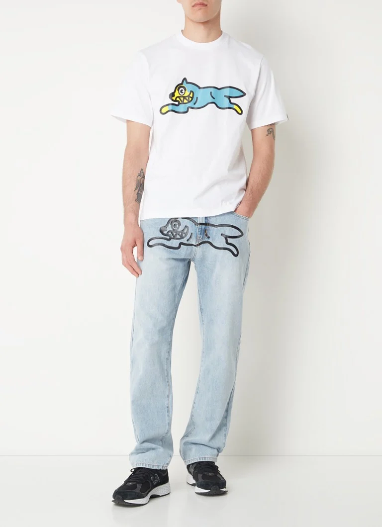 Tricou cu imprimeu „ICECREAM Running Dog”.
