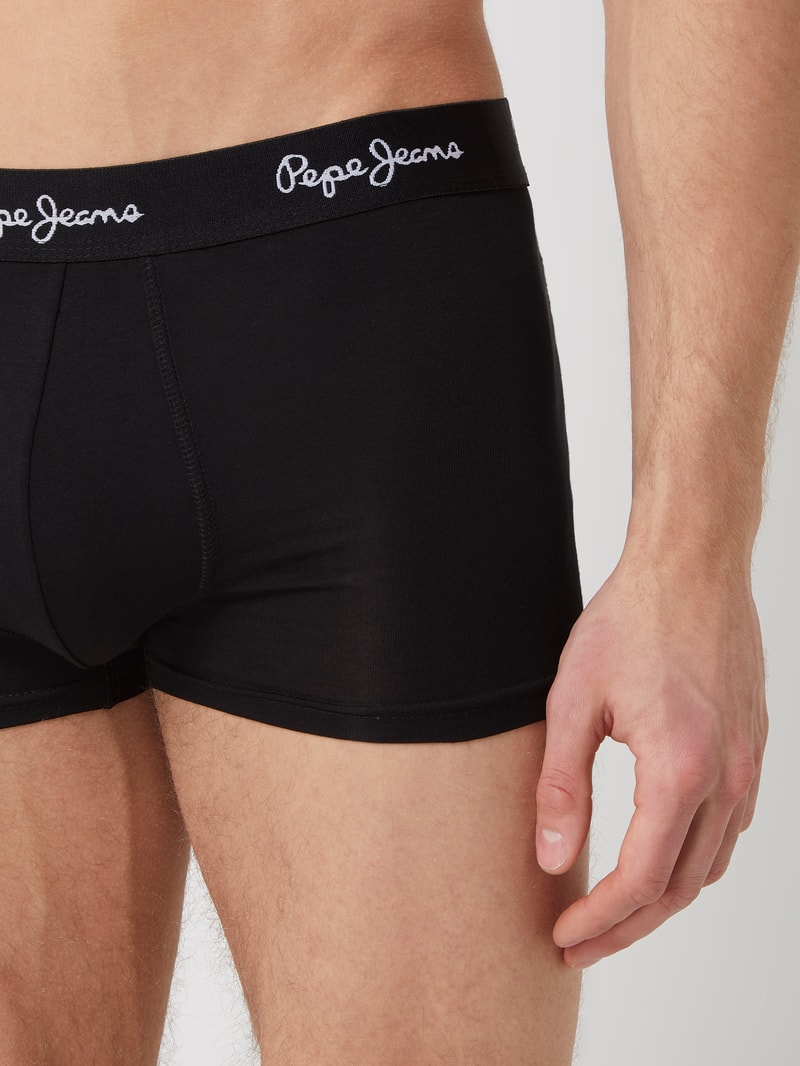 Trunks mit Modal-Anteil im 3er-Pack in schwarz