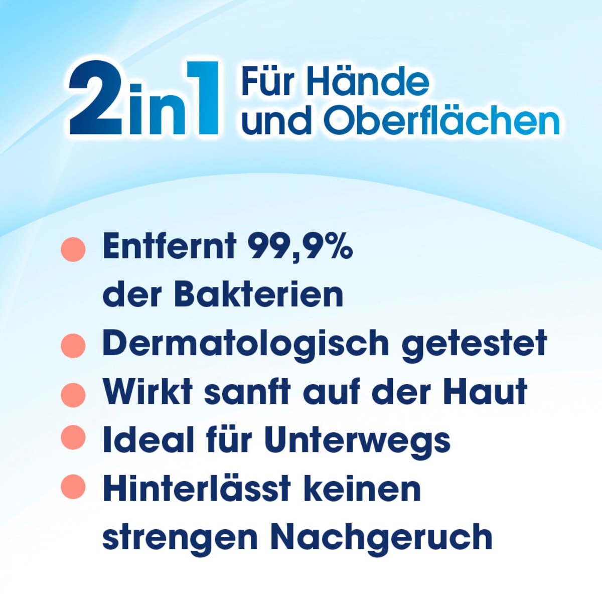 Desinfektionstücher 2in1 für Unterwegs, 15 St