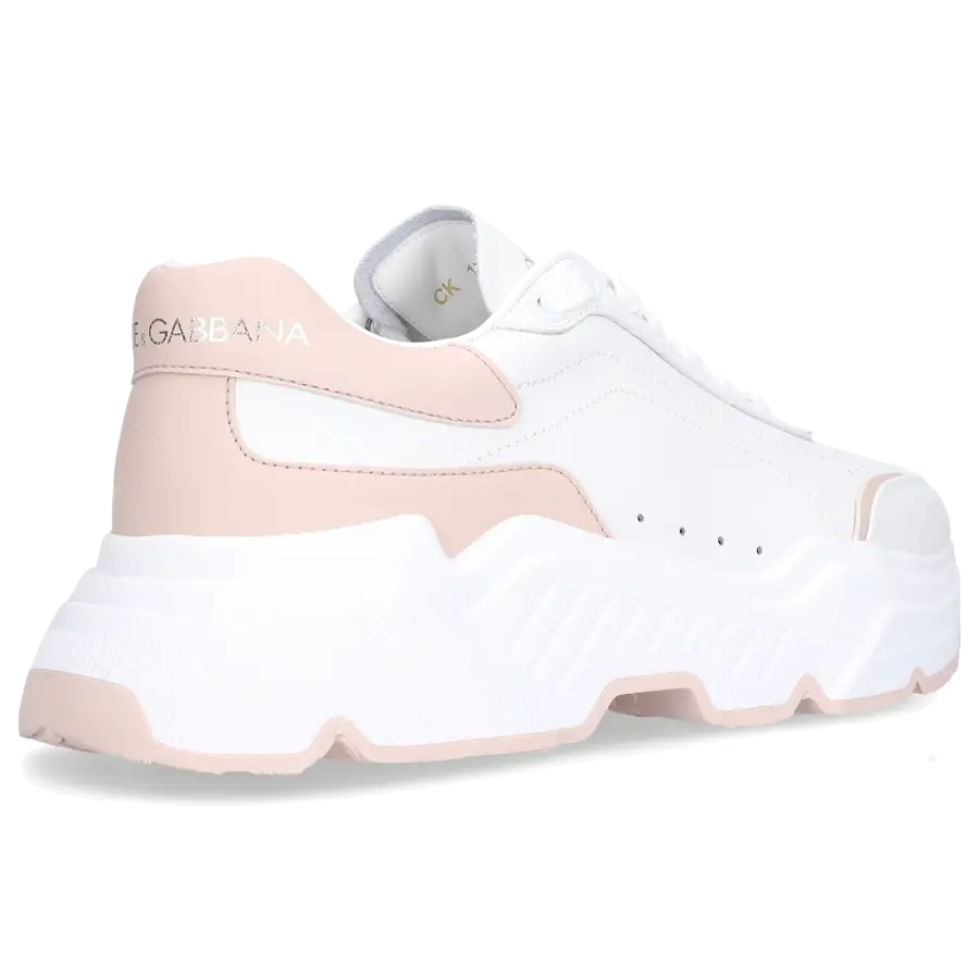 Dolce & Gabbana - Sneaker low DAYMASTER Kalbsleder - weiß