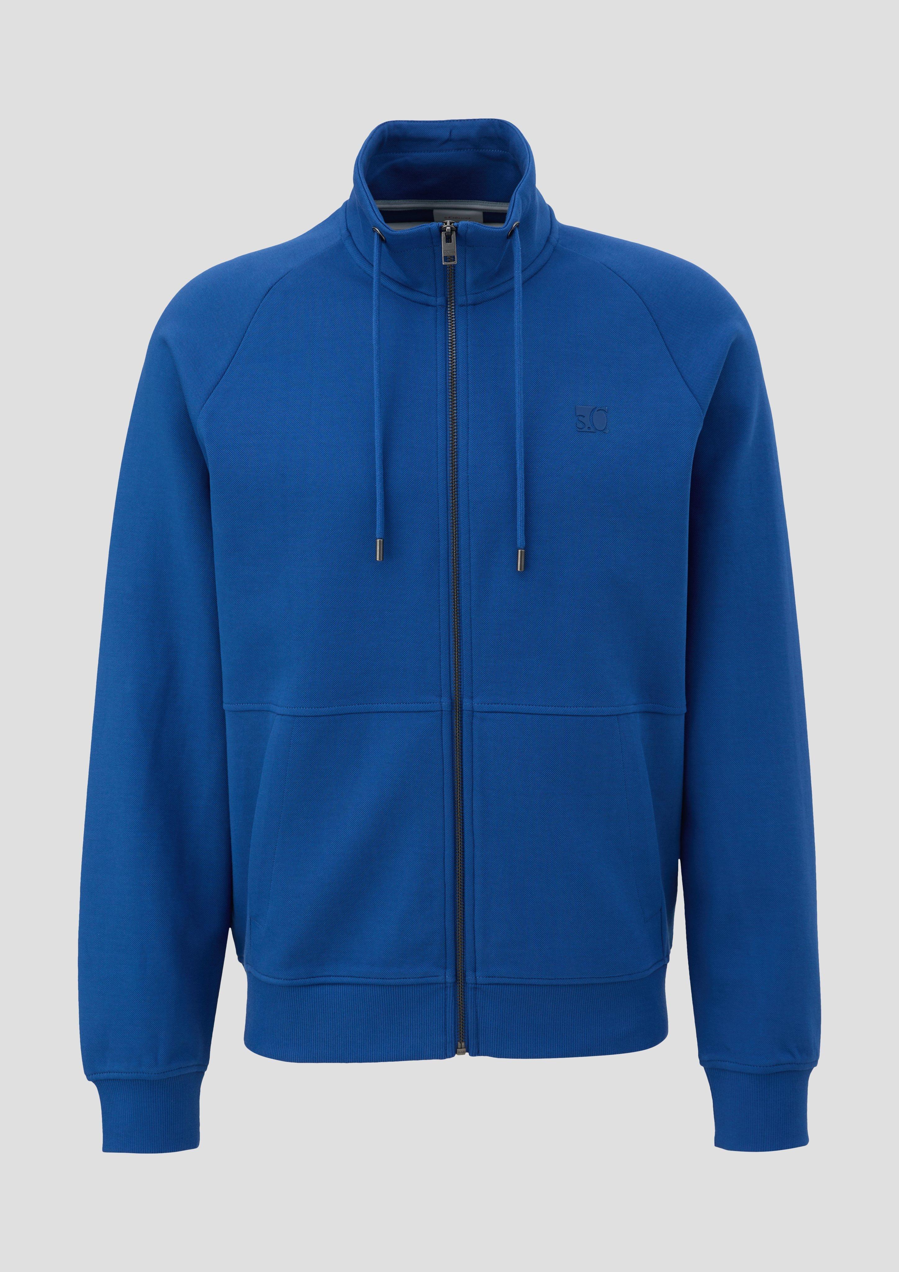 Sweatjacke mit Stehkragen  2143946-5620