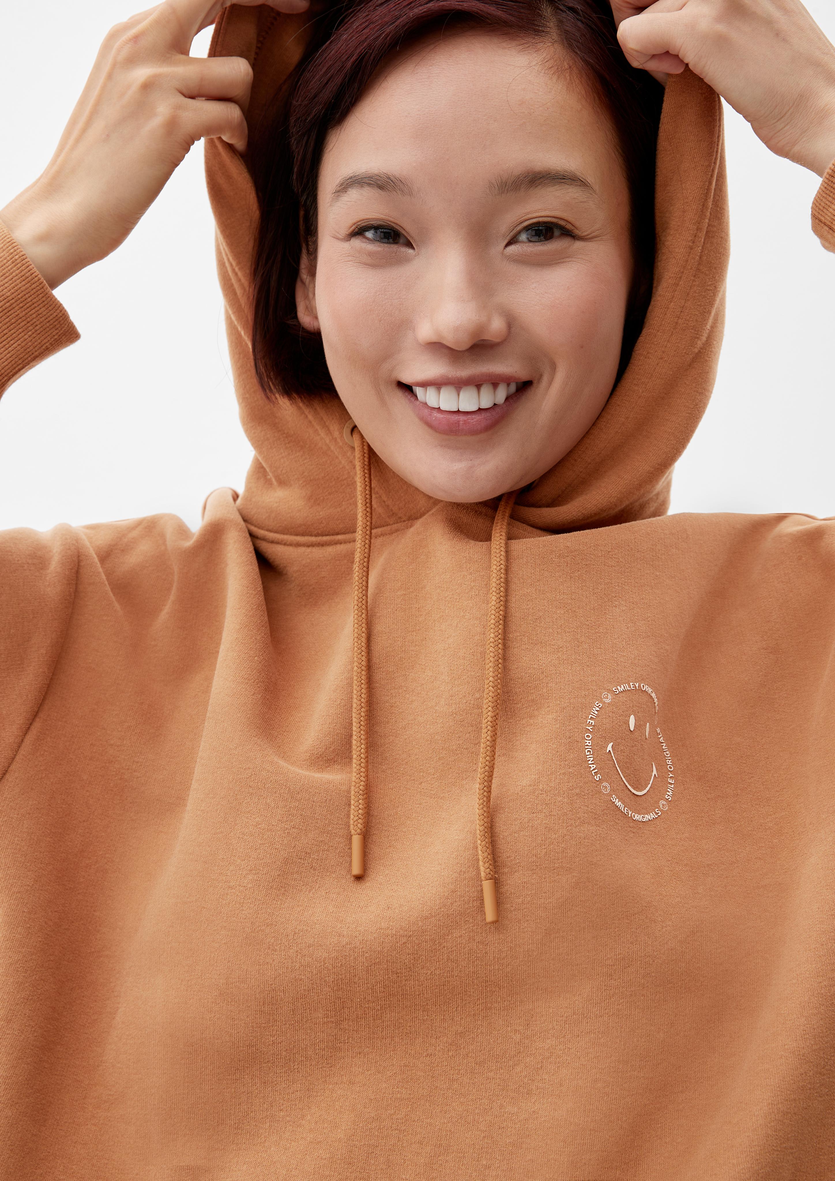Langer Sweater mit Smiley-Print  2121797-8469