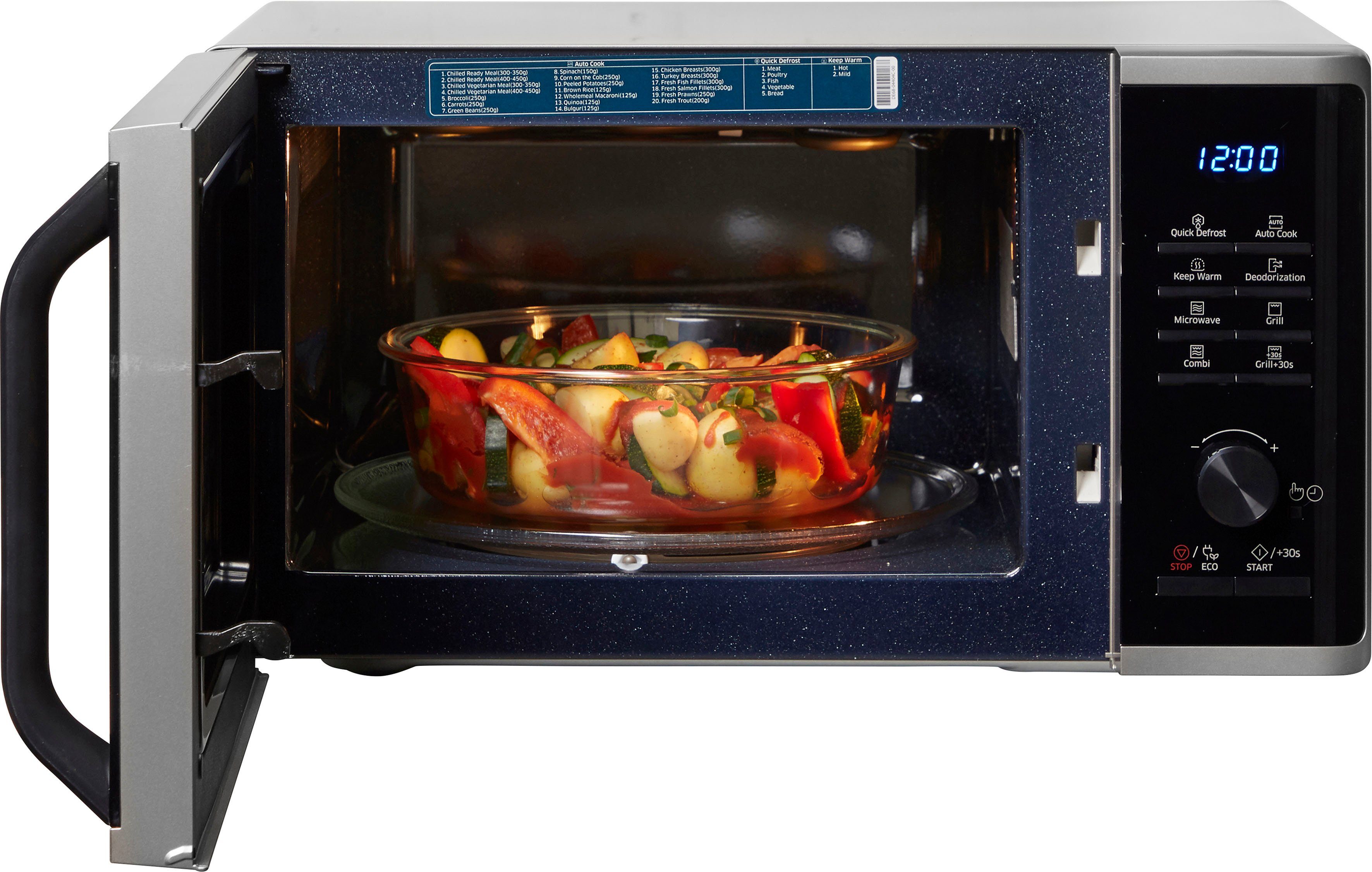 Samsung Mikrowelle MG23K3515AS/EG, Mikrowelle, 23 l