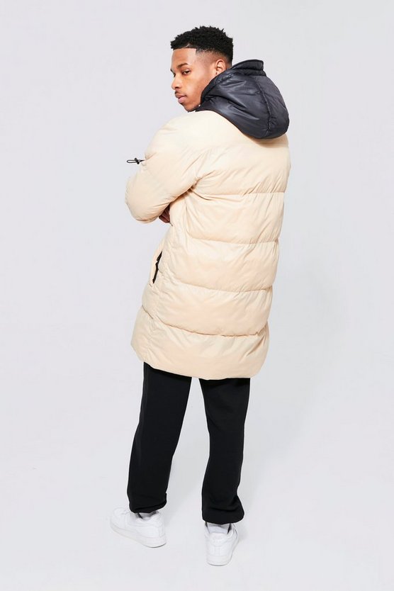 Lange Steppjacke