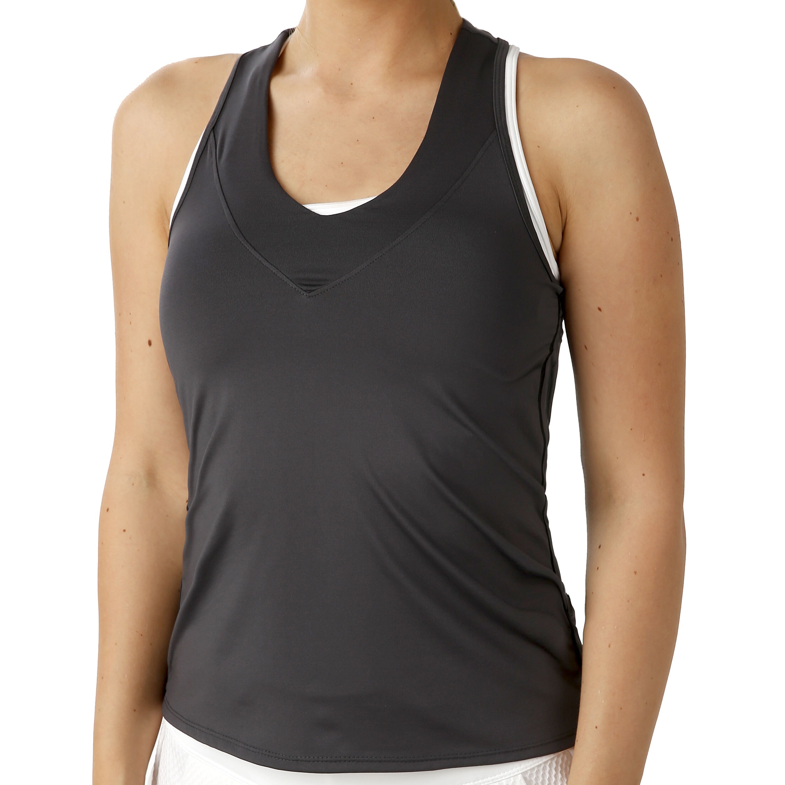 V-Neck Tank-Top Damen - Dunkelblau