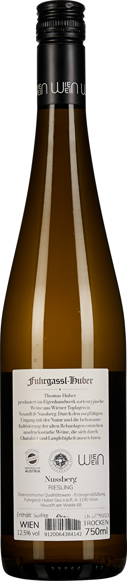 Fuhrgassl-Huber Riesling Nussberg 2022