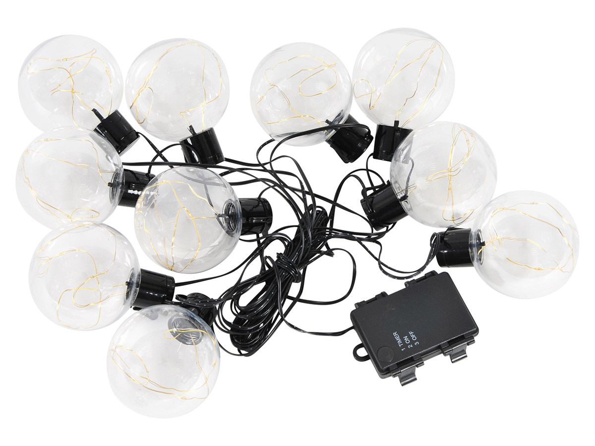 50 LED Deco Light transparente Partybeleuchtung