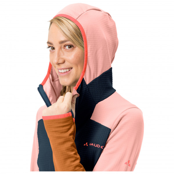Vaude - Women's Monviso Hooded Grid Fleece Jacket - Fleecejacke