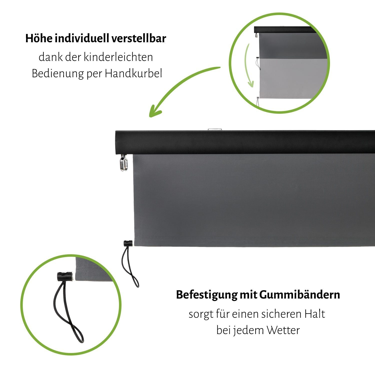 empasa Senkrechtmarkise in verschiedenen Farben und Größen