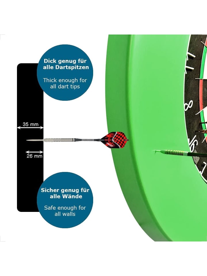 COFI 1453 Dartscheibe für 45 cm in Grün in Grün günstig kaufen onesize