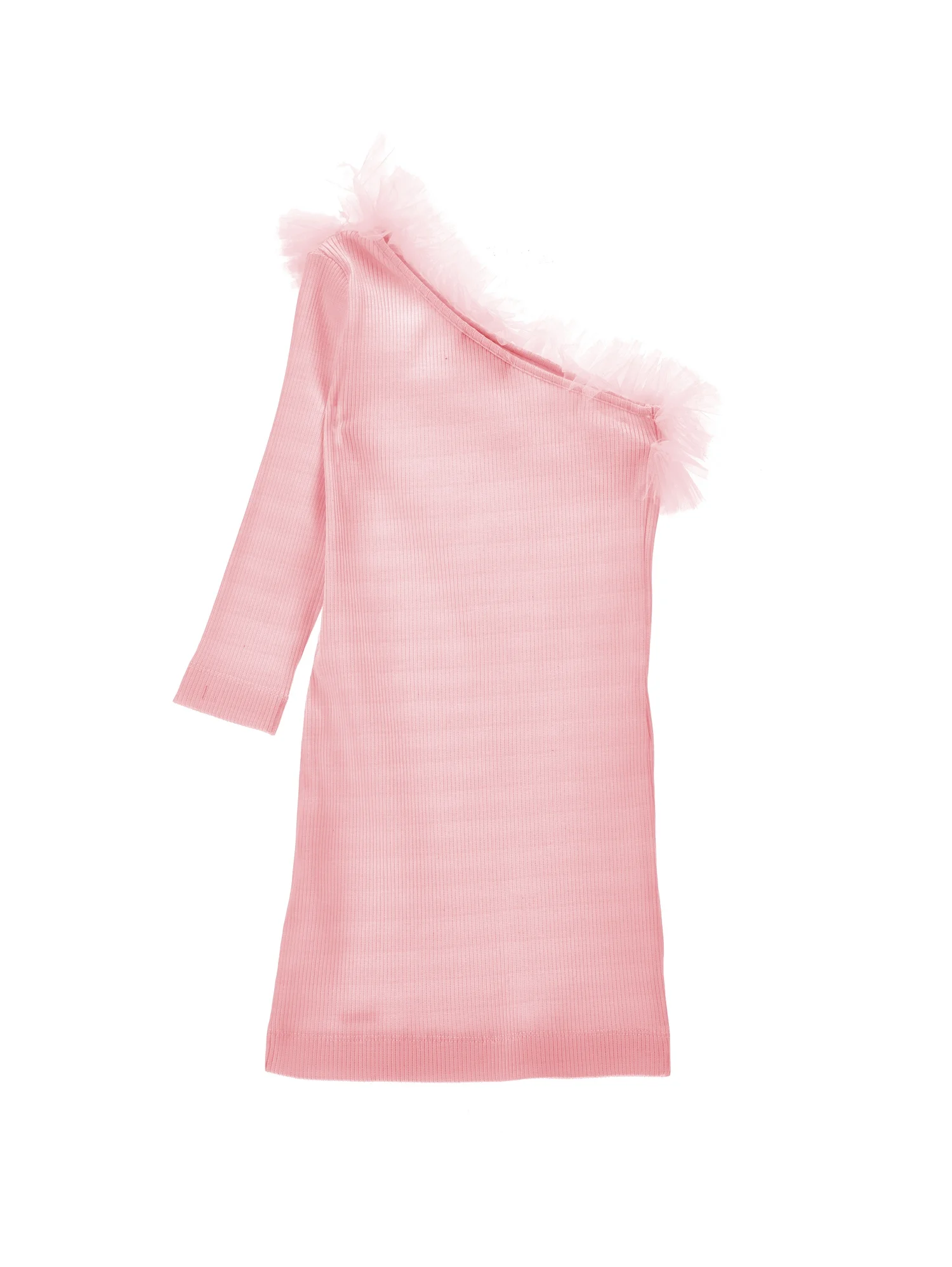 Monnalisa VESTIDO ESCOTE FROU FROU - Vestido de jersey