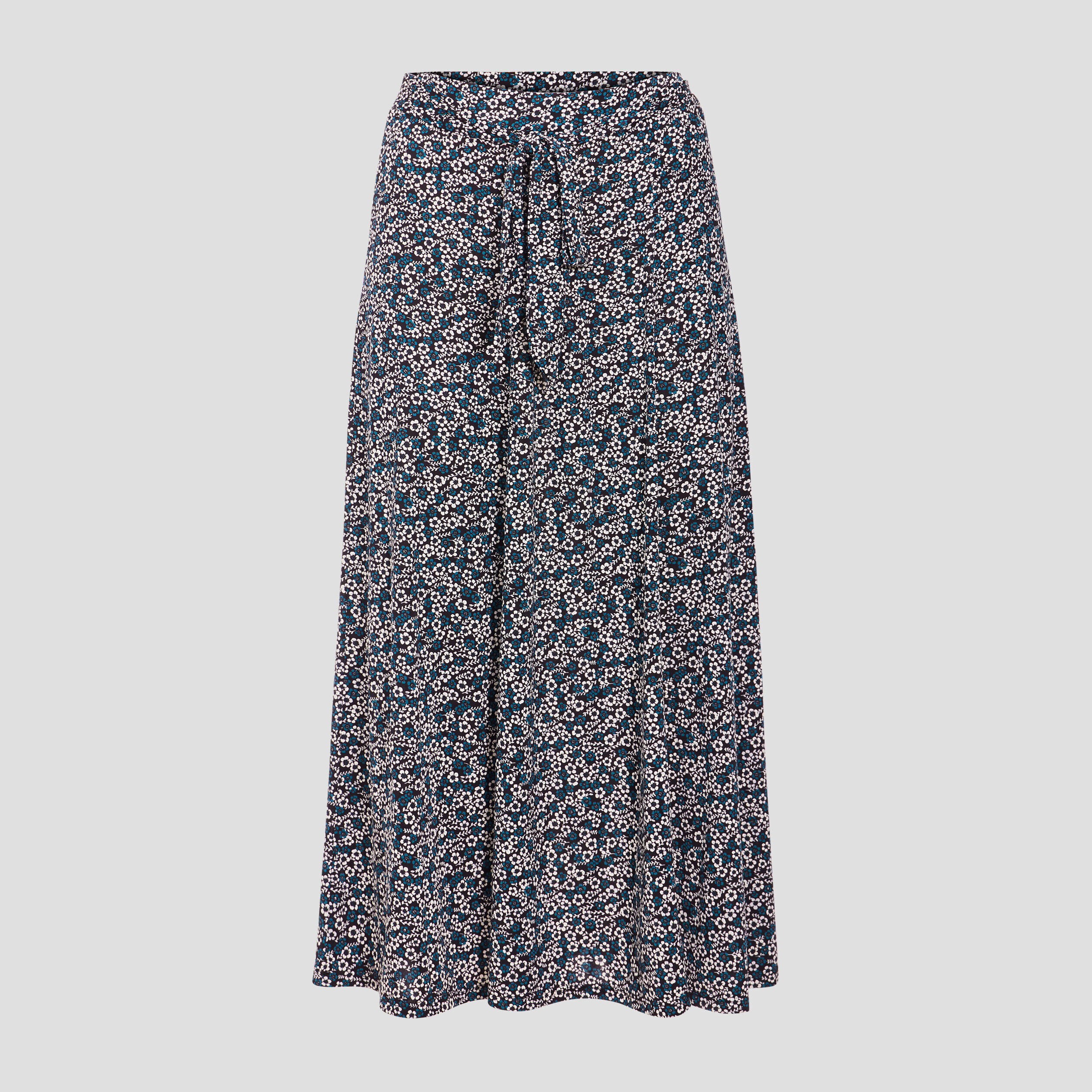 Jupe midi évasée noir femme | Cache Cache