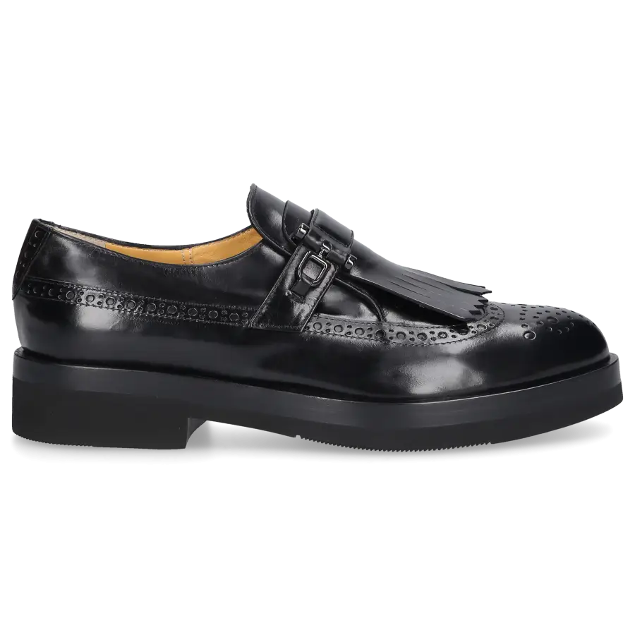 Truman's - Halbschuhe 9822 Kalbsleder - schwarz