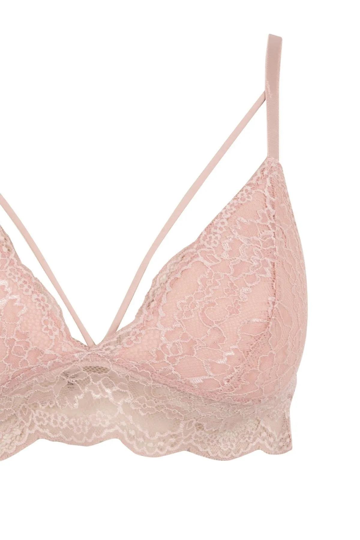 DeFacto  Gepolstertes Triangel-Bralette „Fall In Love“ aus Spitze
