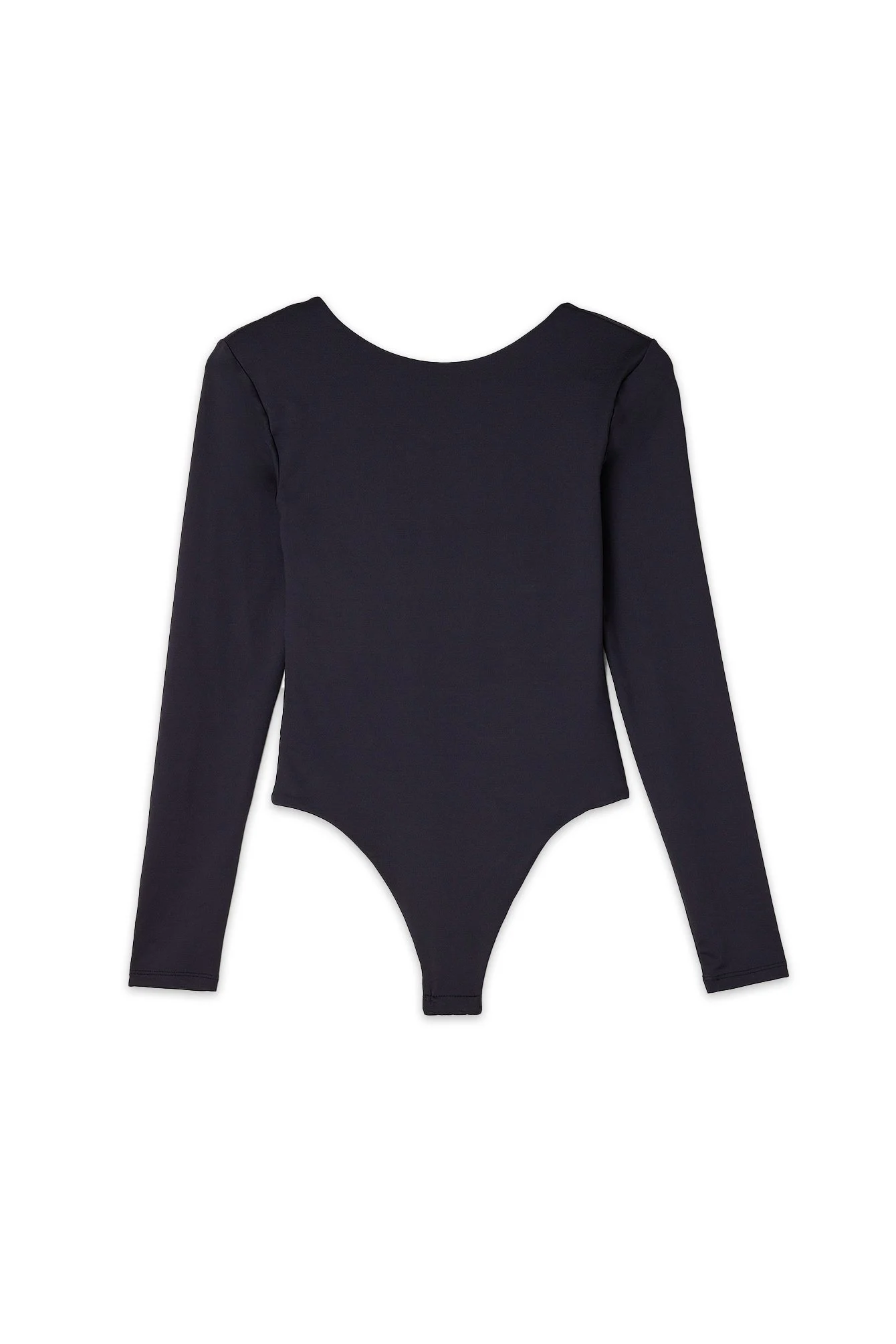 Jersey-Bodysuit mit Schulterpolstern