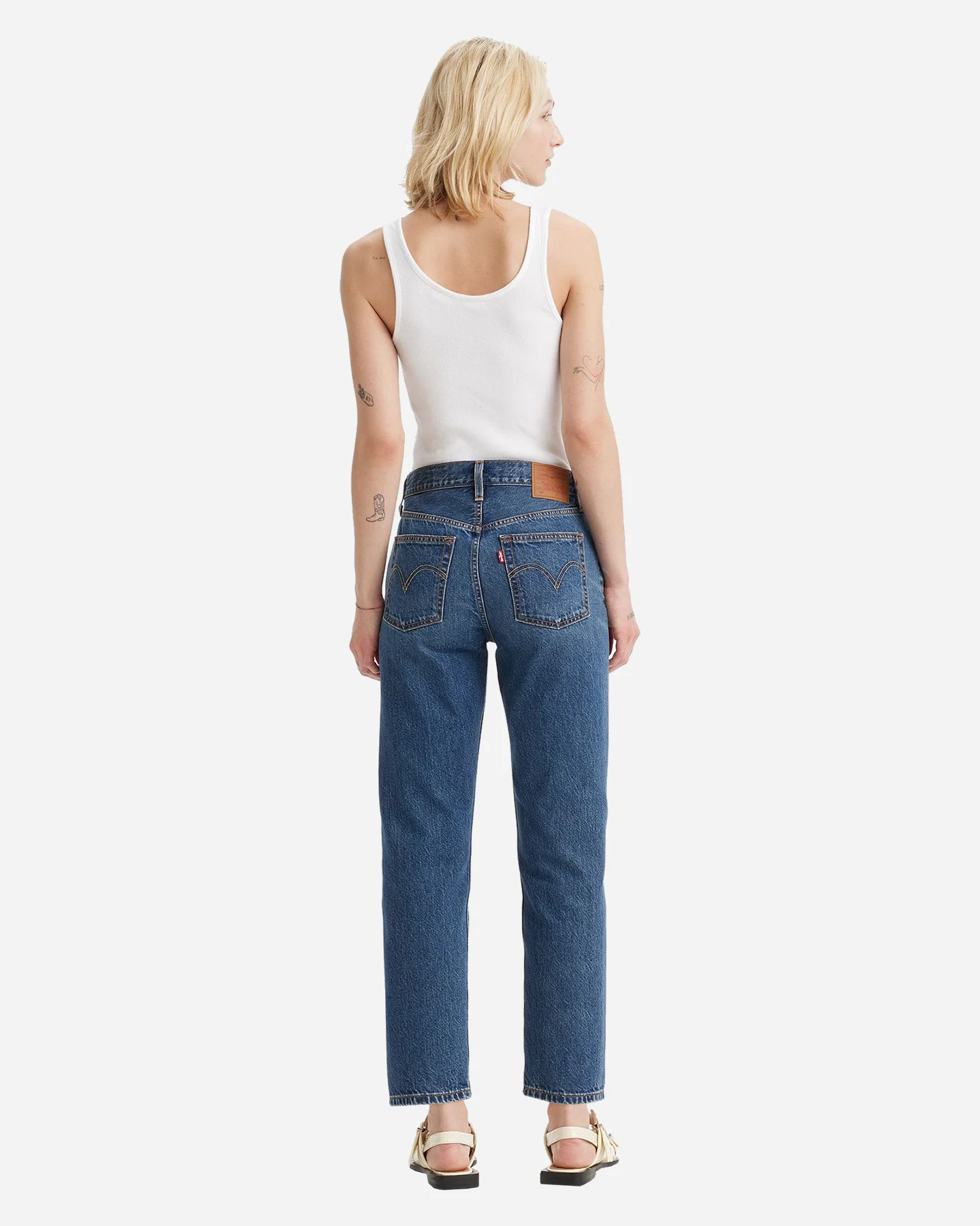Jeansy Levi's 501 L30 Crop W A8746-0001