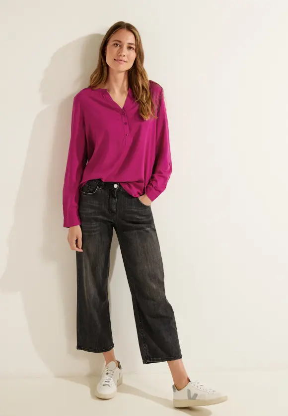 CECIL Bluse in Unifarbe