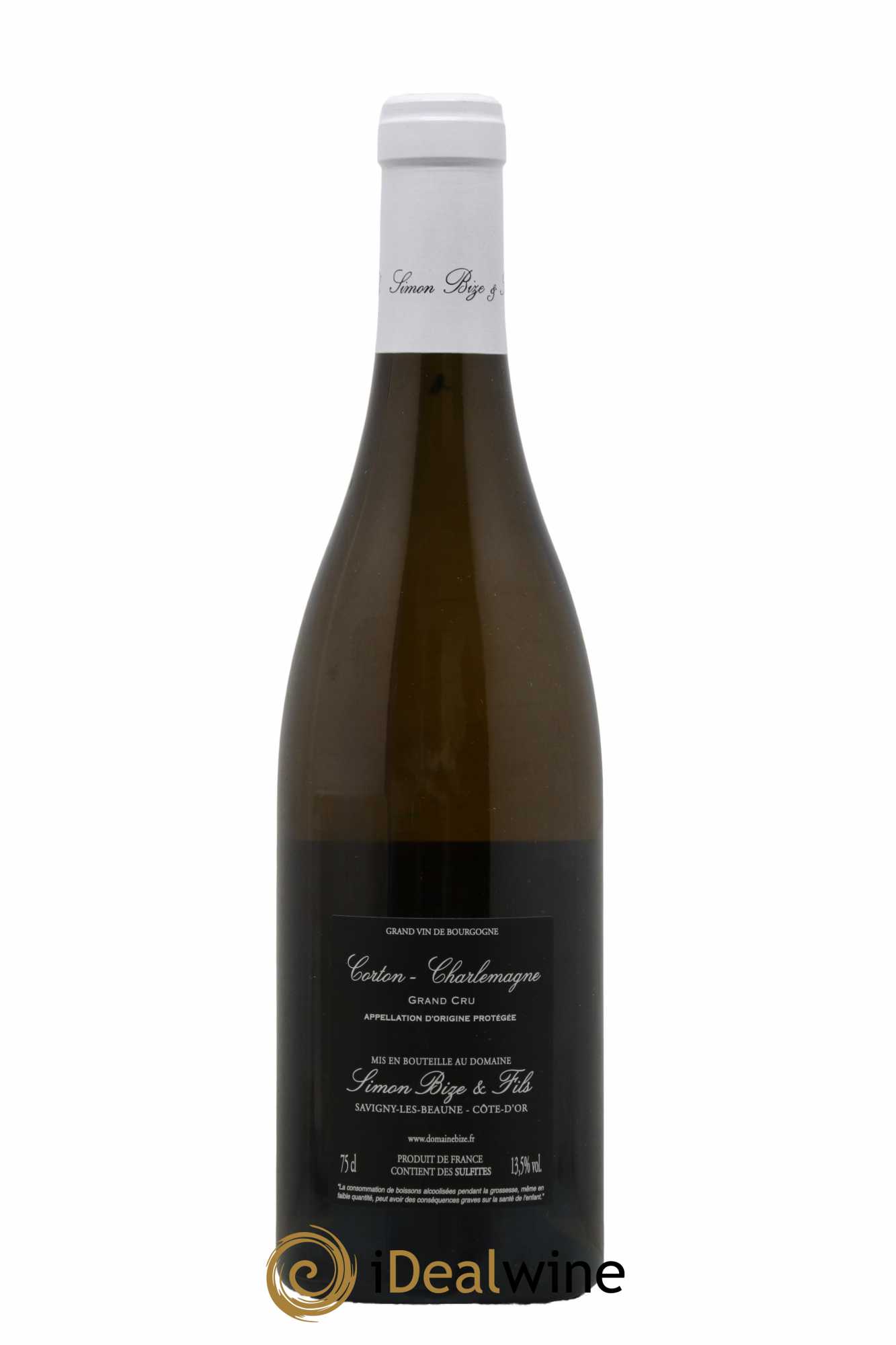 Corton-Charlemagne Grand Cru Simon Bize & Fils  2019 - Lot de 1 Bouteille