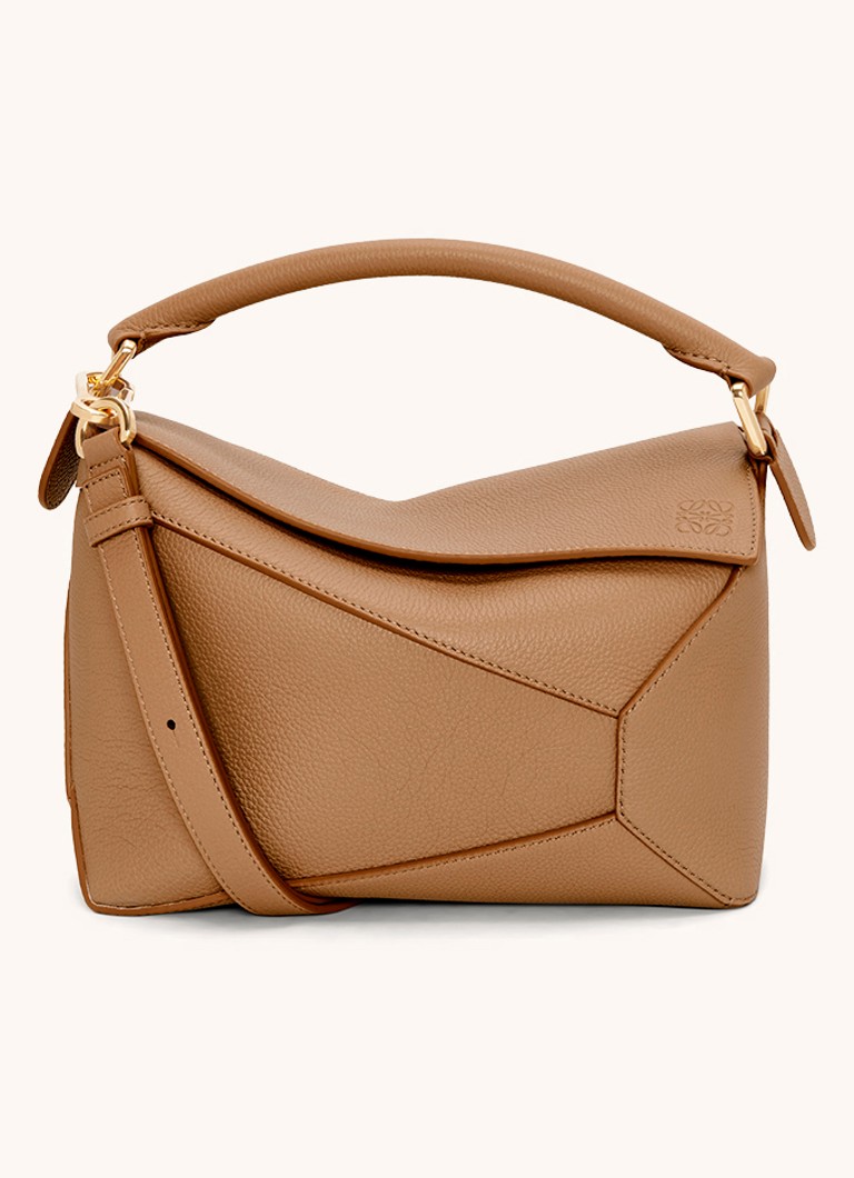 LOEWE Puzzle Edge maza rokassomiņa no teļādas