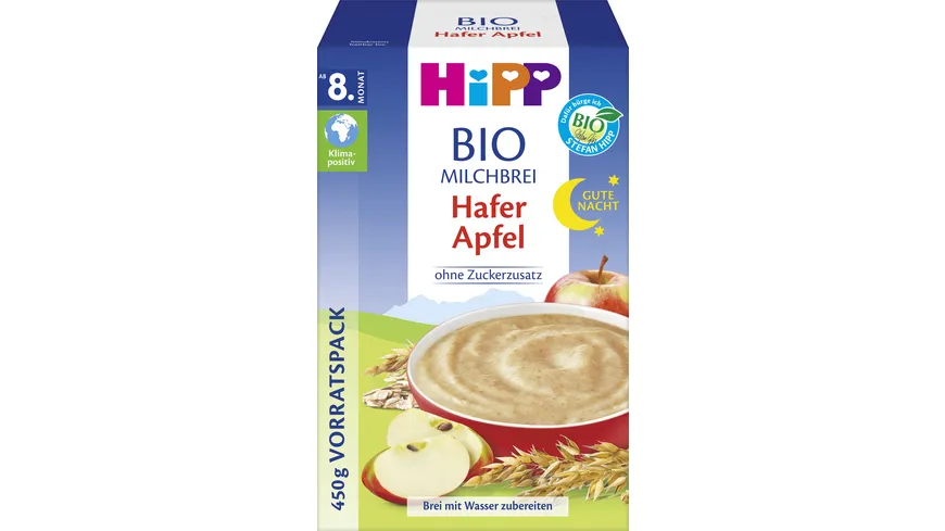 HiPP Bio-Milchbrei ohne Zuckerzusatz 450 g