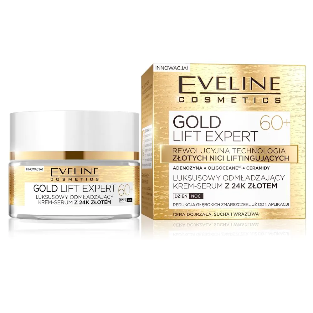 Eveline Gold Lift Expert krema za lice 60+ dan/noć
