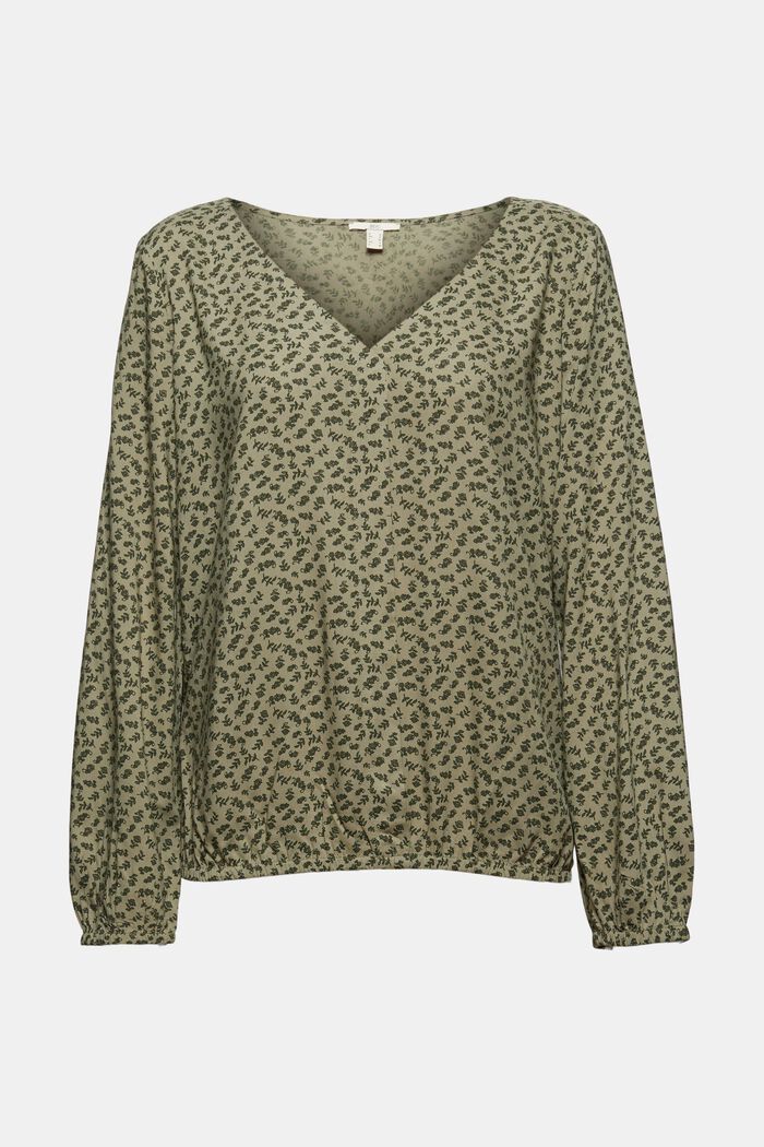 Print-Bluse aus LENZING™ ECOVERO™