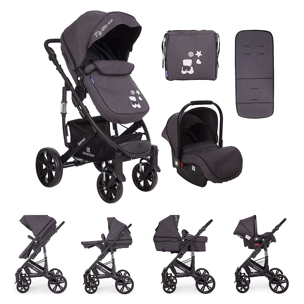 Kombikinderwagen 3 in 1 Beloved Kombikinderwagen