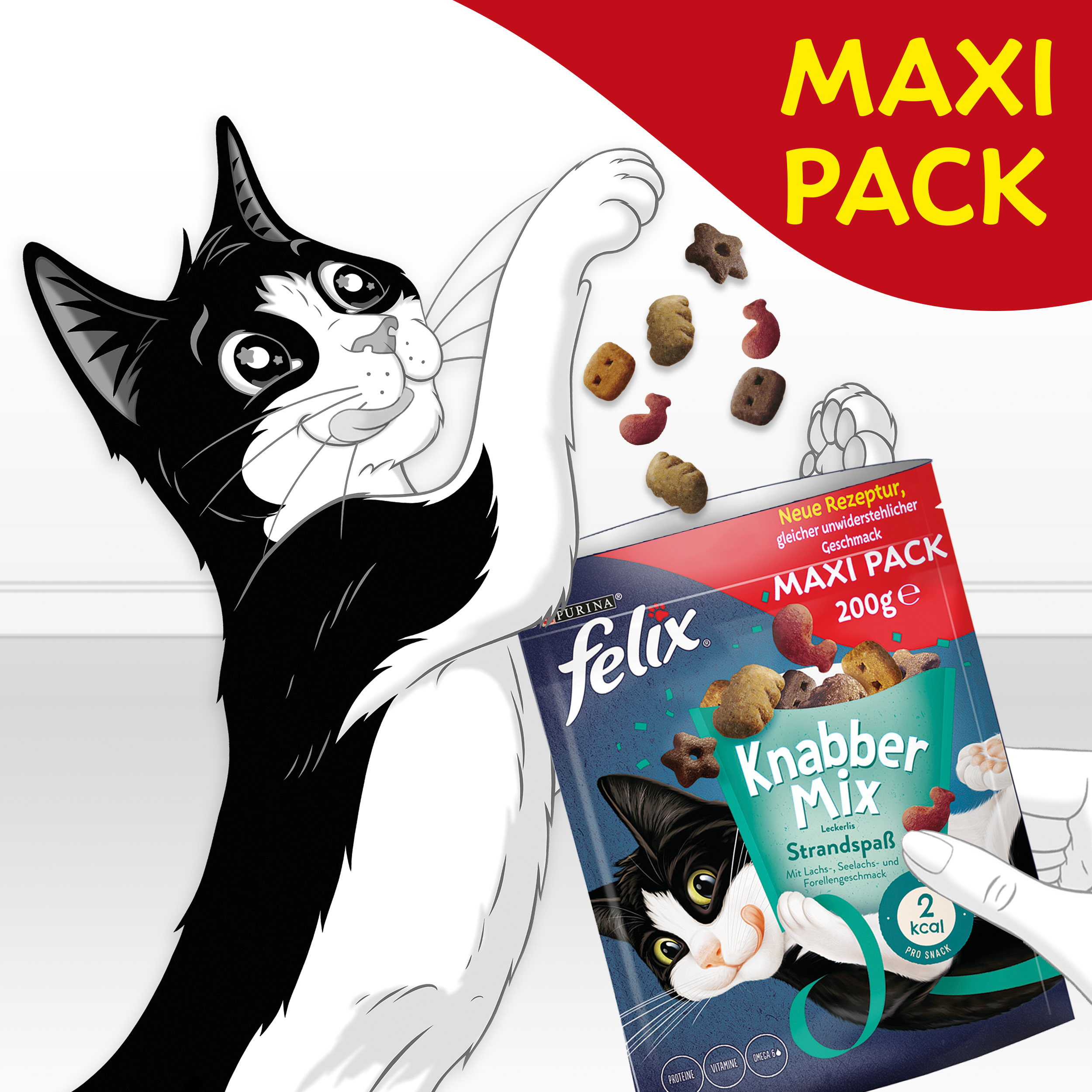 Felix Snacks Felix KnabberMix 5x200g Strandspaß