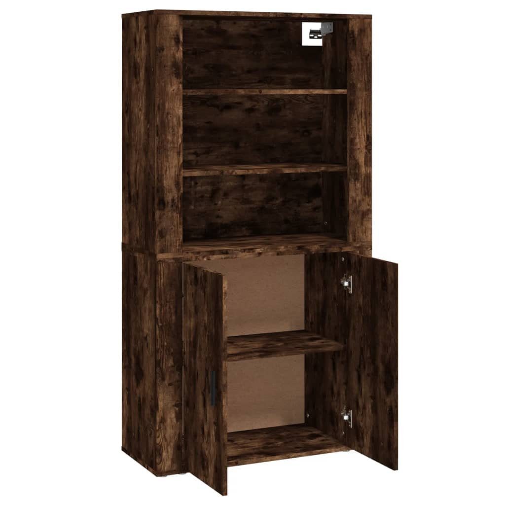vidaXL Sideboard Highboard Räuchereiche Holzwerkstoff (1 St)