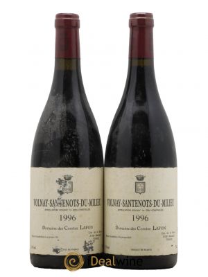 Volnay 1er Cru Santenots du Milieu Comtes Lafon (Domaine des)  1996 - Lot de 2 Bouteilles