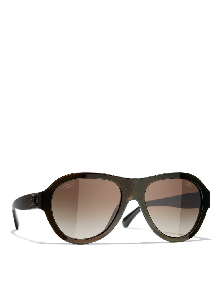 CHANEL OVĀLAS SAULESBRILLES