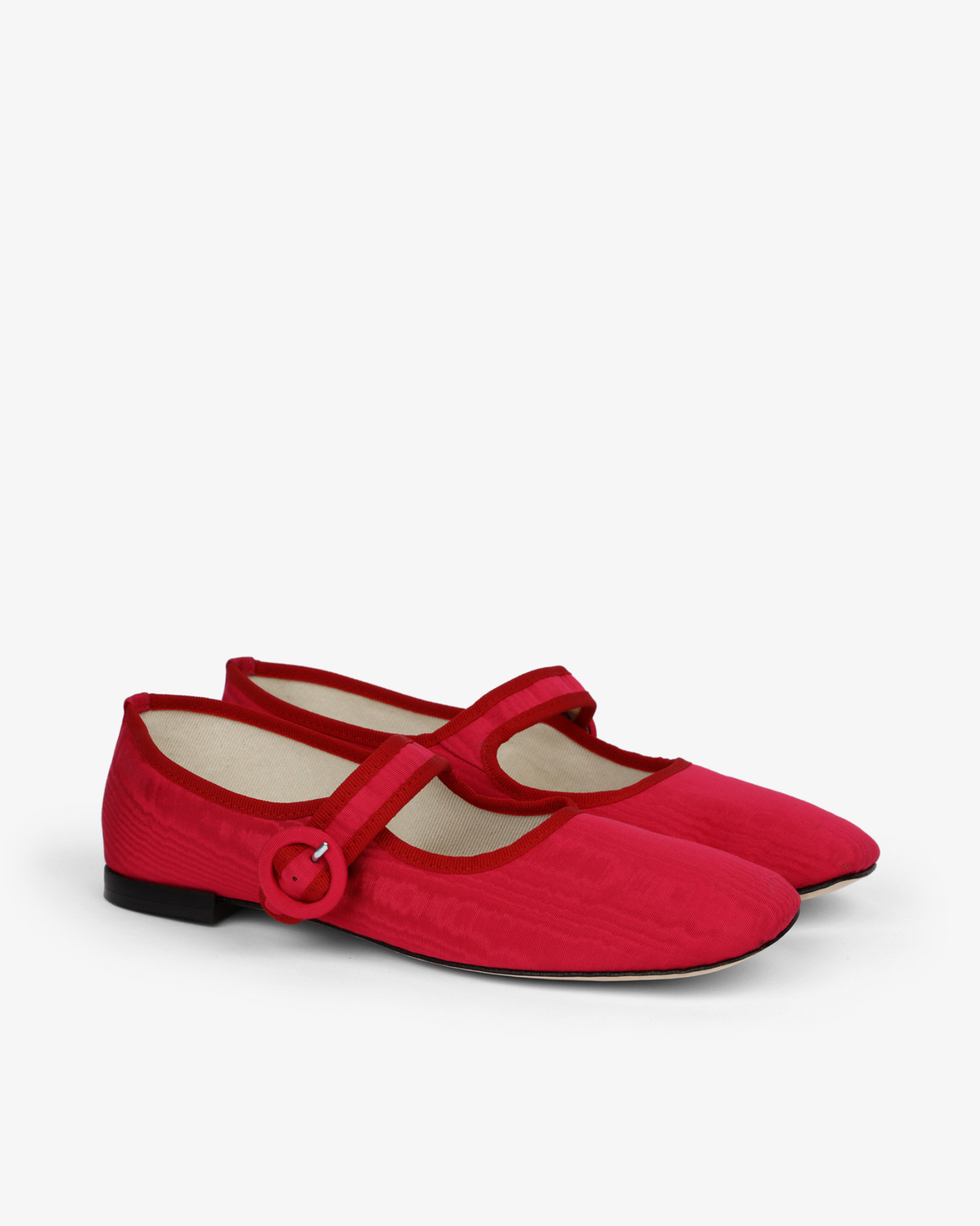 Georgia square-toe Mary Janes - Satin