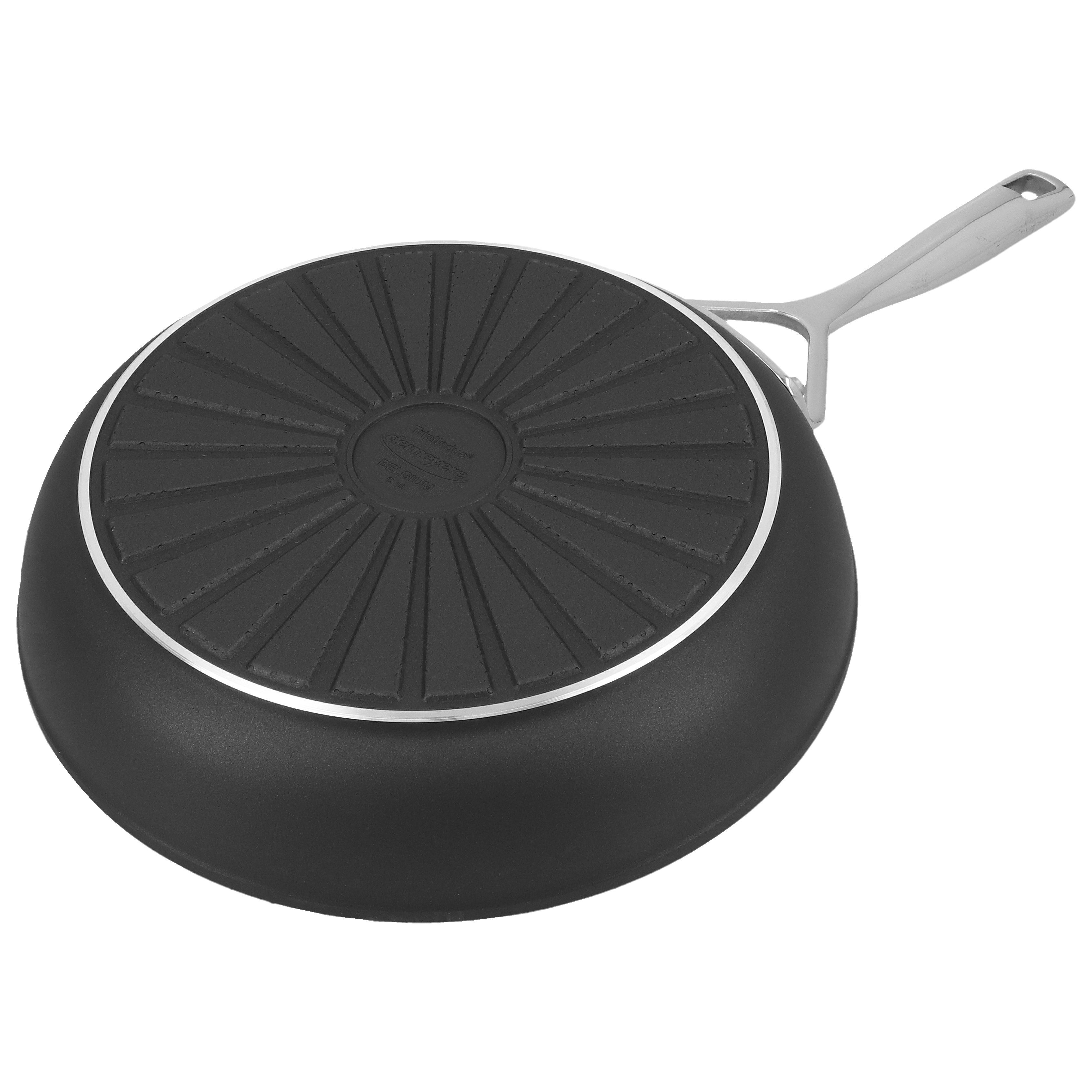 Bratpfanne 24 cm, Aluminium, Silber-Schwarz