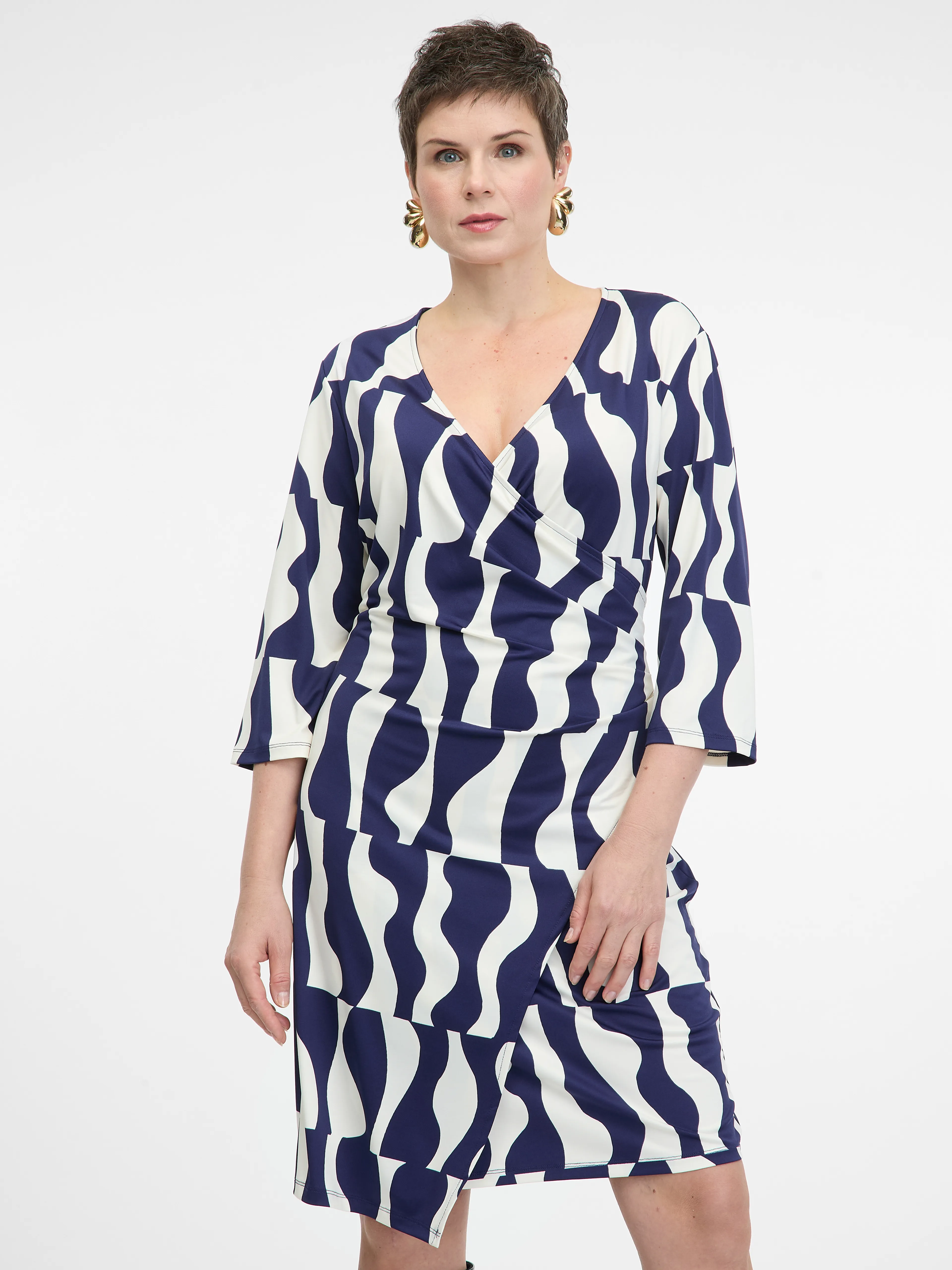 Dunkelblaues Damenkleid ORSAY