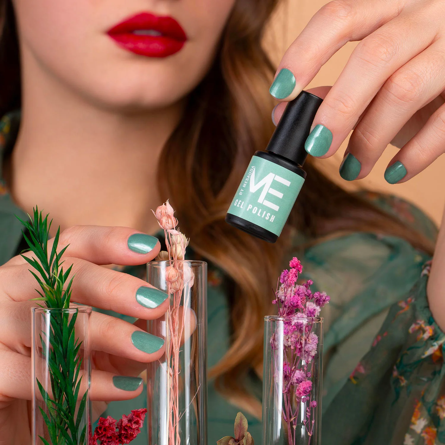 Set de uñas 6 ME Gel Polish Enfleurage Collection - Set de maquillaje, esmalte de uñas con efecto gel