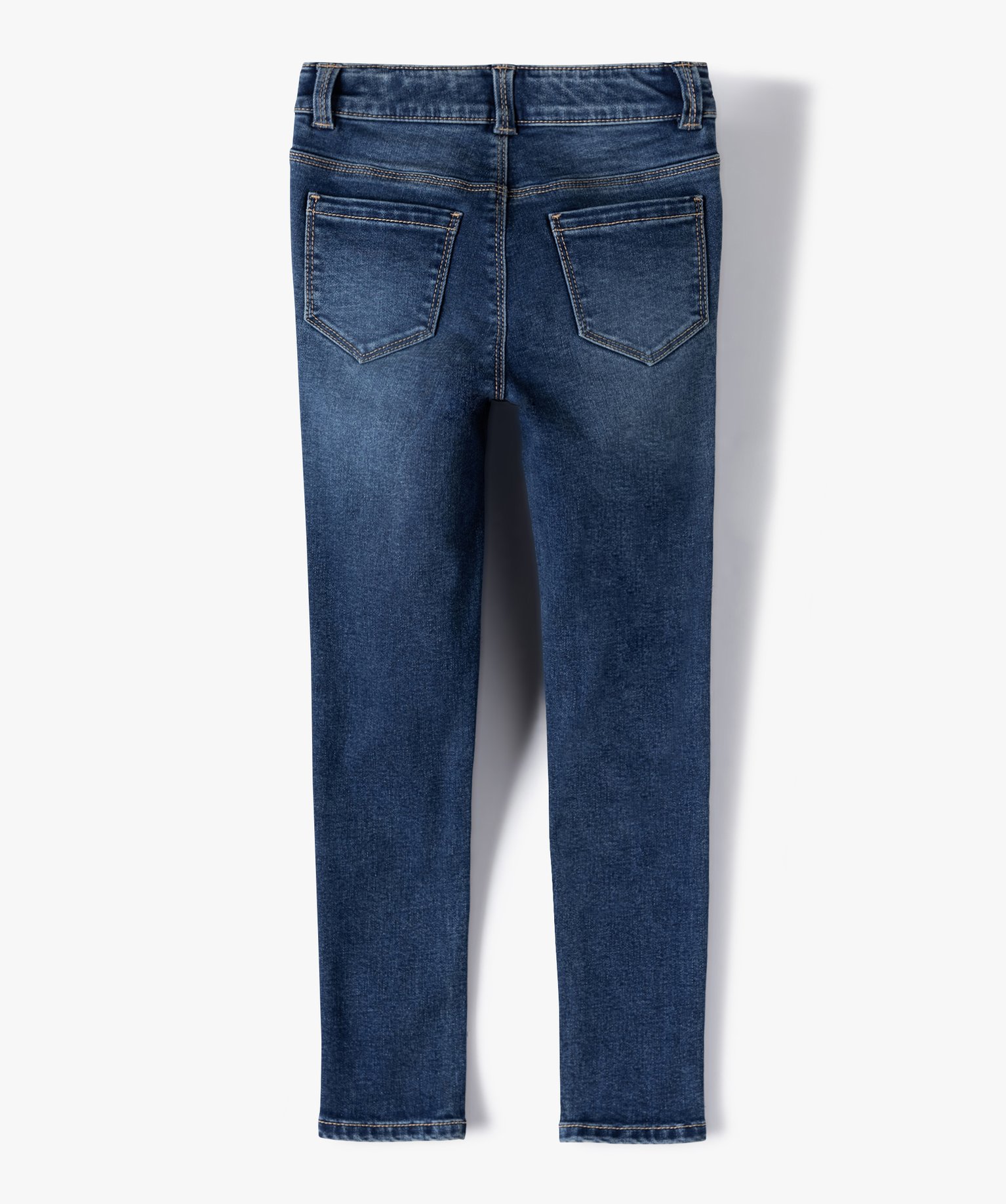 Jean ultra skinny à taille réglable fille stone | GEMO