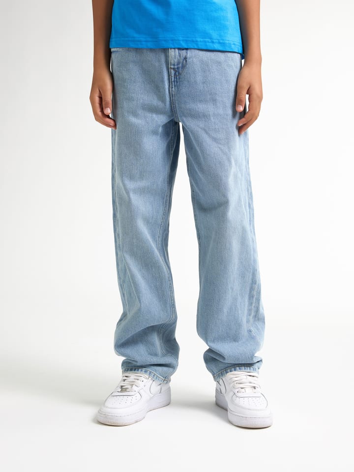 Petrol Industries Lenox Loose Fit Jeans Alligator in Blau günstig kaufen