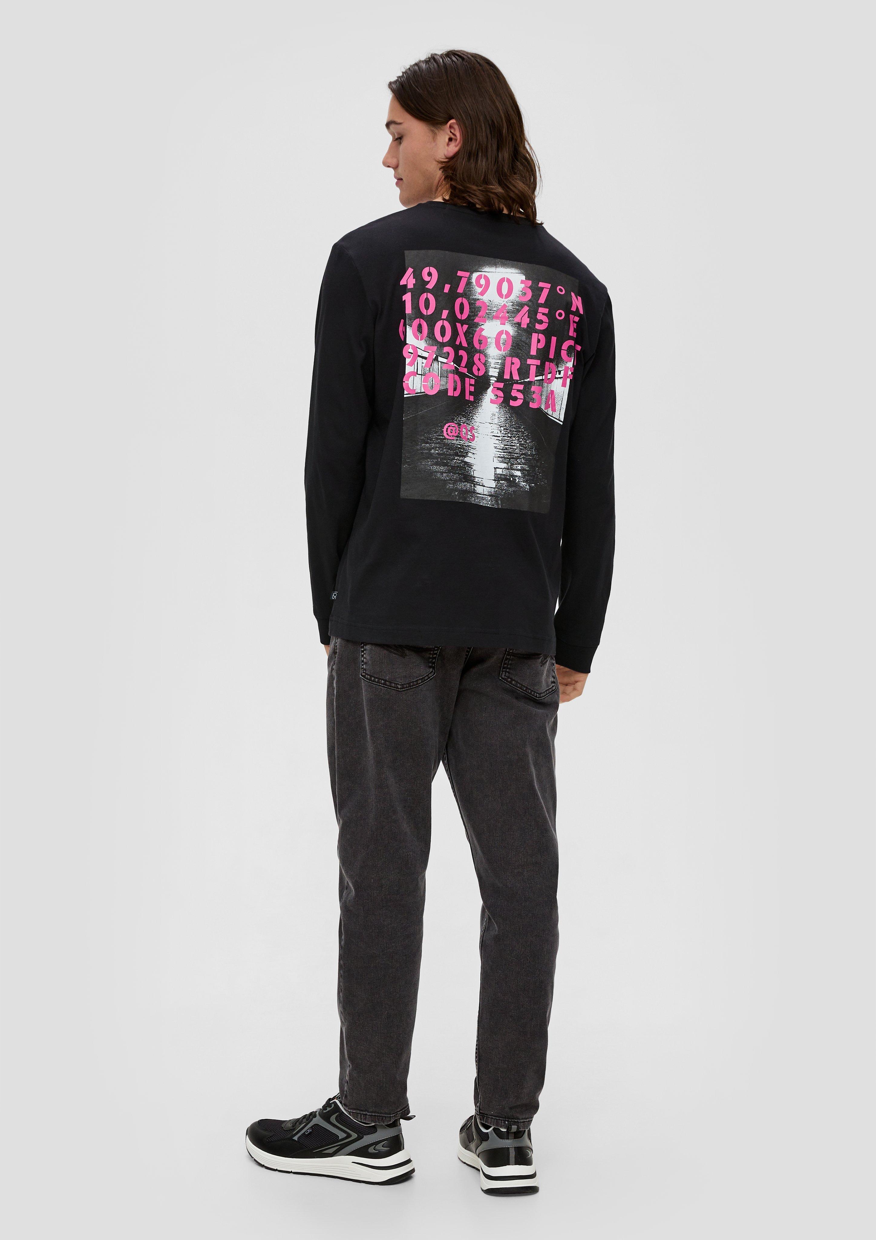 Longsleeve mit Front- und Rückenprint  2138576-99D0