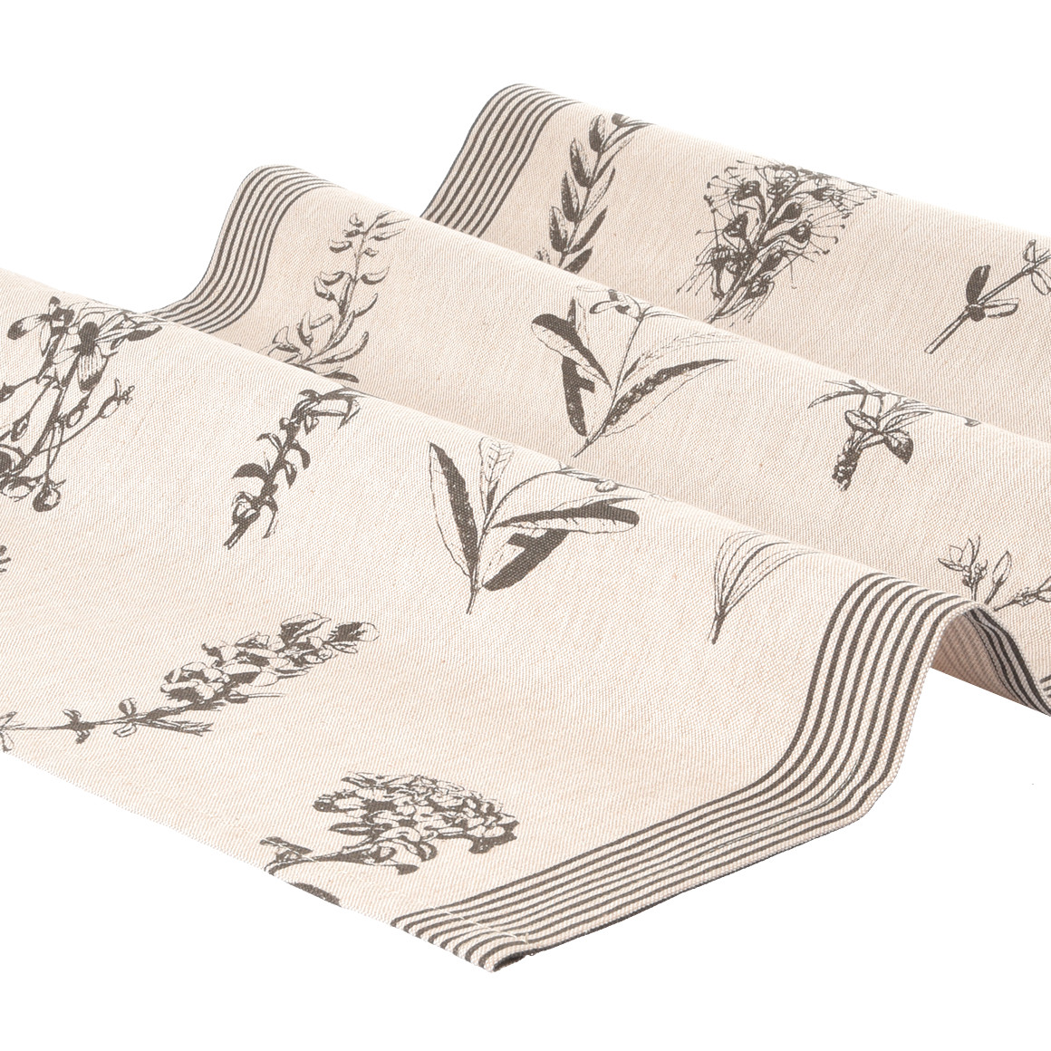 Tischläufer mit Blumen-Print