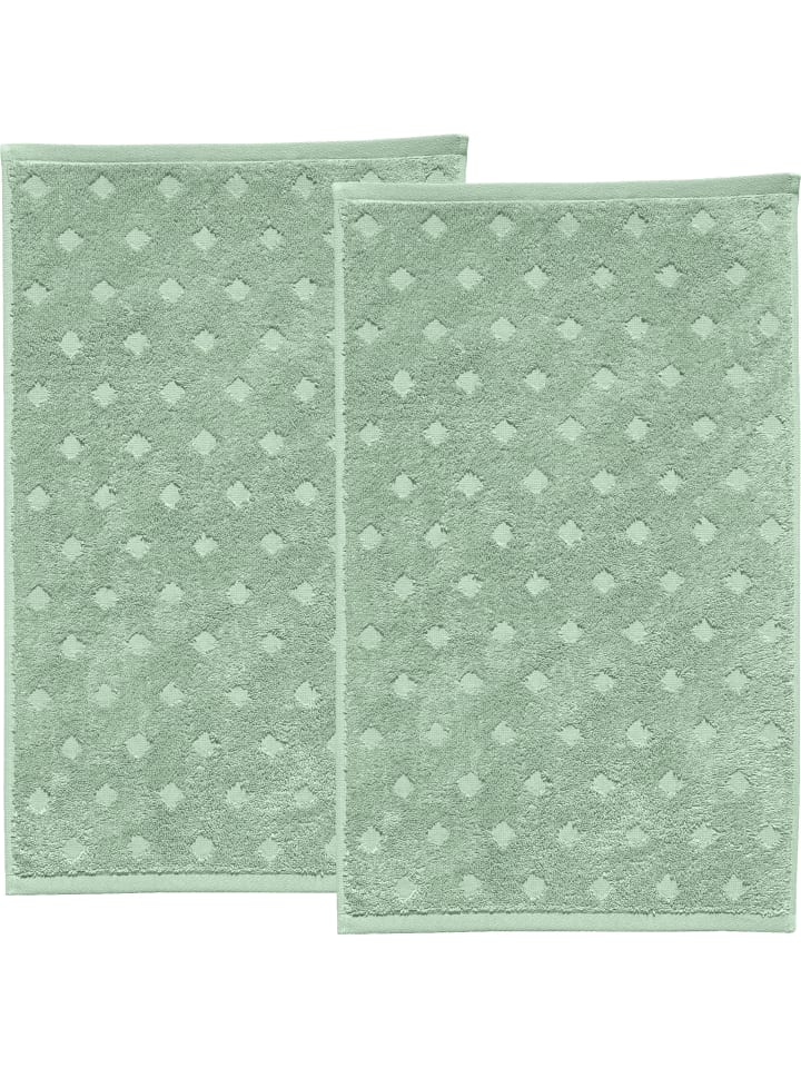 Erwin Müller Frottier Gästetuch 2er-Pack Baden-Baden in jade günstig kaufen 30 x 50 cm