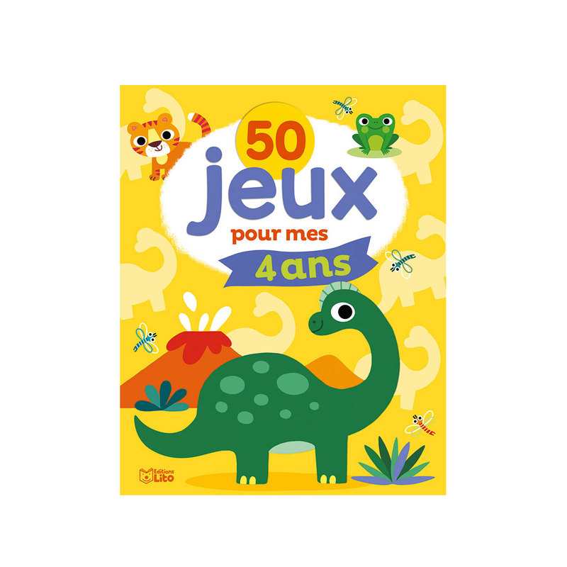Livre 50 jeux pour mes 4 ans - Lito
