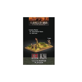 12cm SS Mortar Platoon (x4 Plastic)