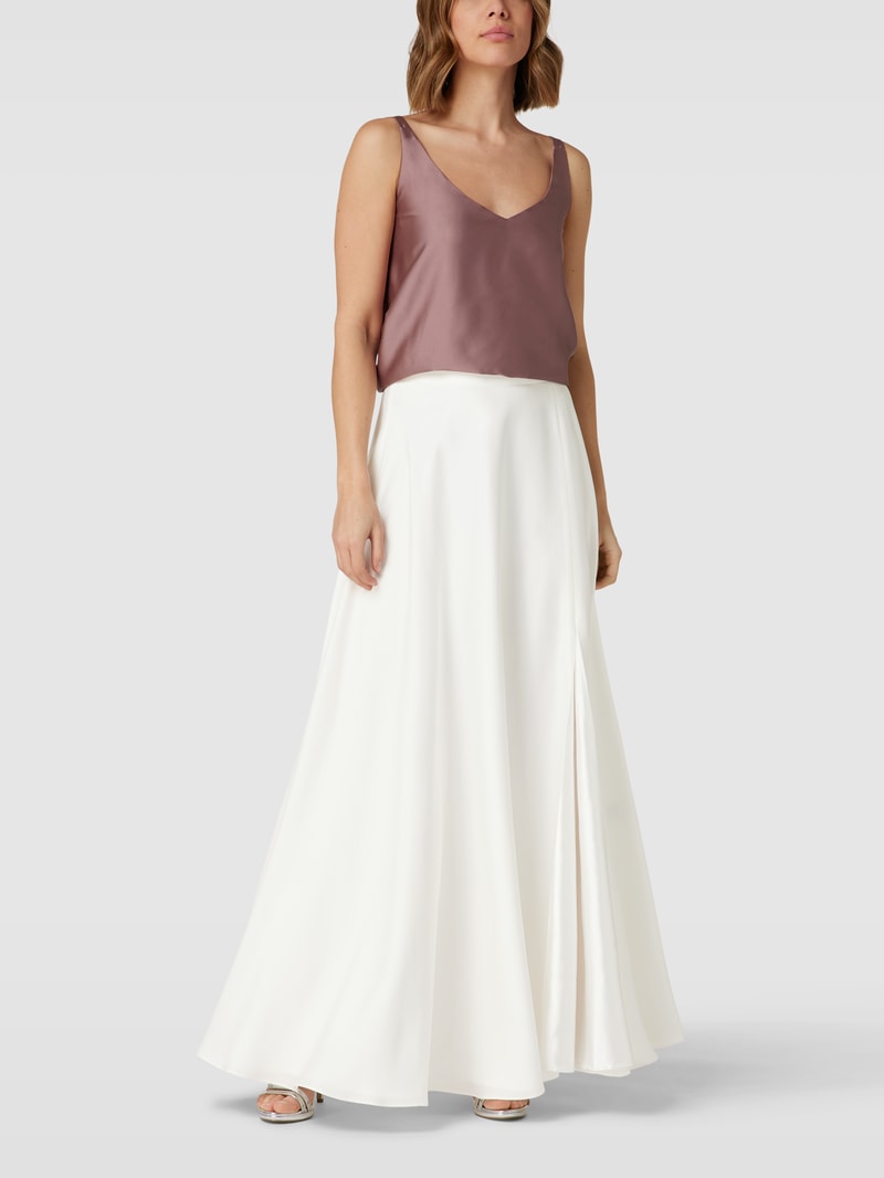 Brautrock in A-Linie in offwhite