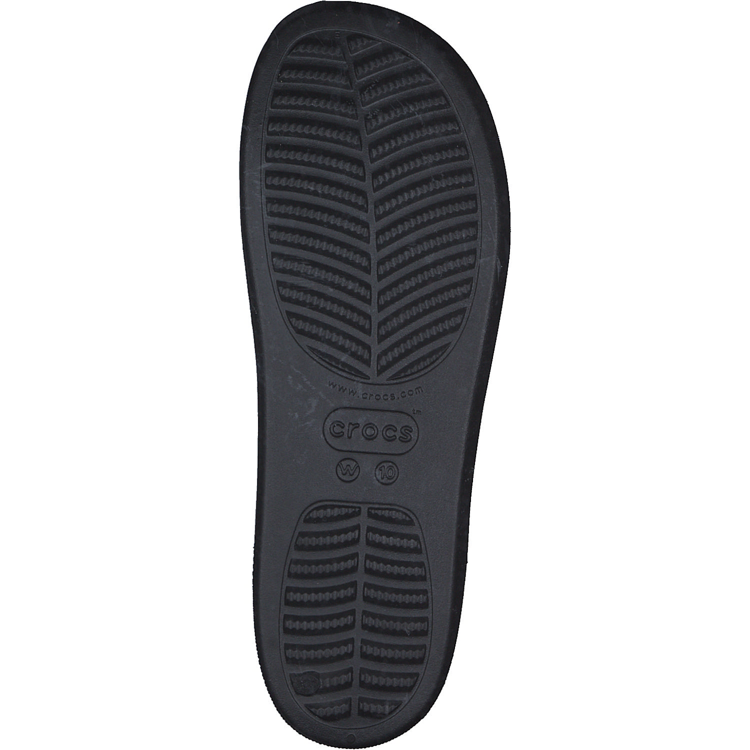 Crocs Classic Platform Slide 208180, Badeschuhe, Damen, BLACK