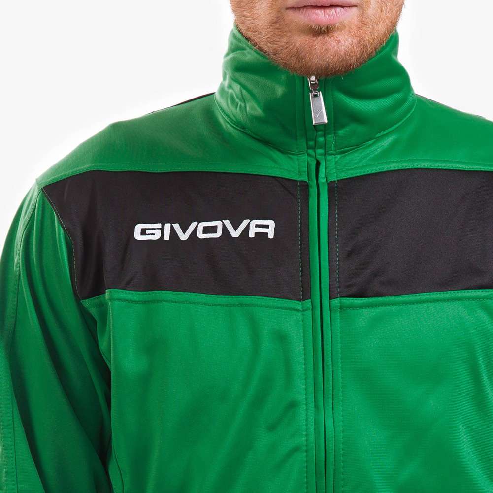 Givova Tuta Visa Trainingsanzug grün/schwarz