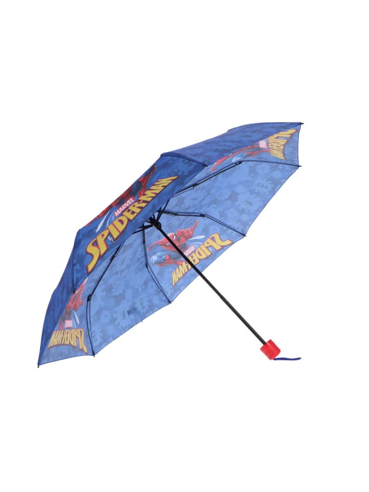 Spiderman Kinderregenschirm ? 52cm Stylischer Schutz für kleine Abenteurer in Blau günstig kaufen 52