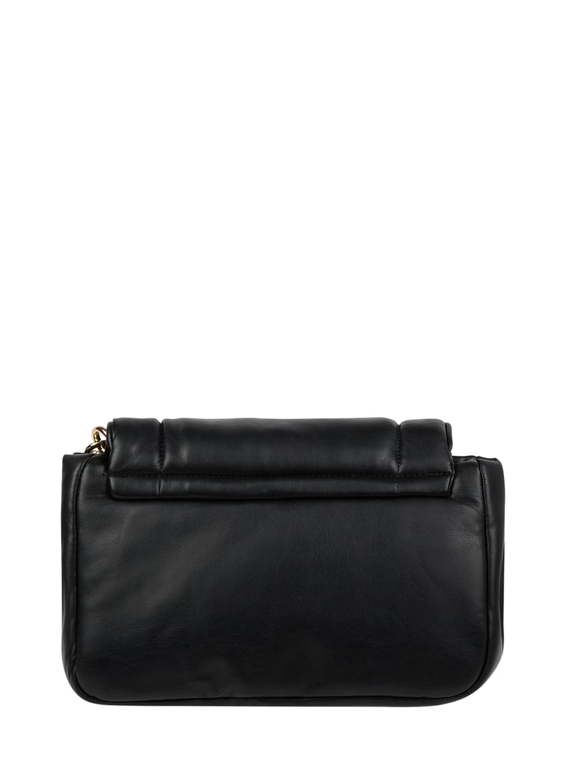 Handtasche in Leder-Optik Modell 'Pia' in schwarz