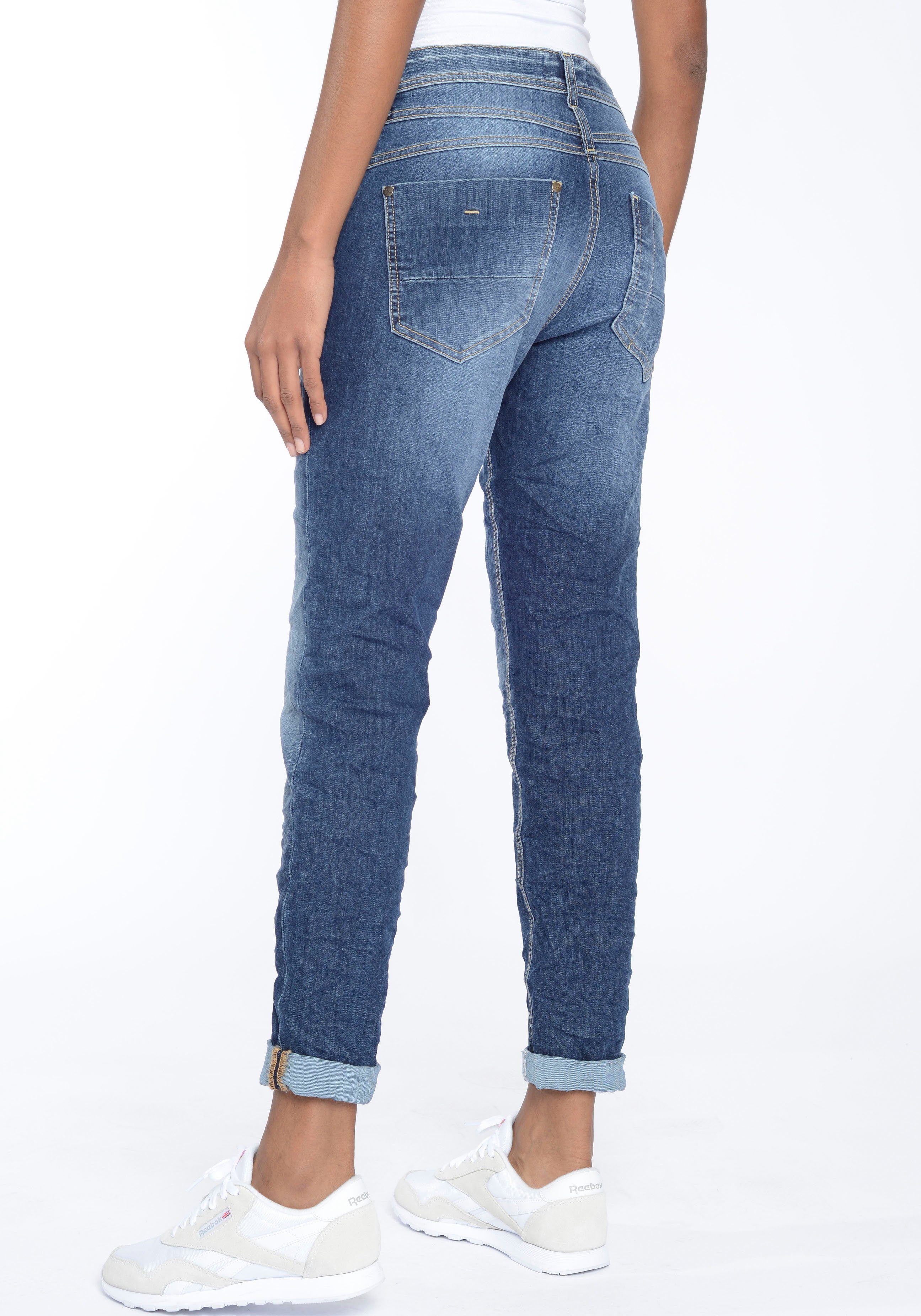 GANG Relax-fit-Jeans 94AMELIE perfekter Sitz durch Elasthan-Anteil